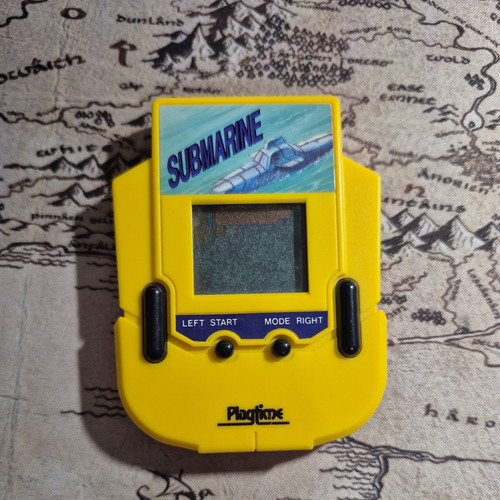 Vintage lcd handheld game - game, 1990