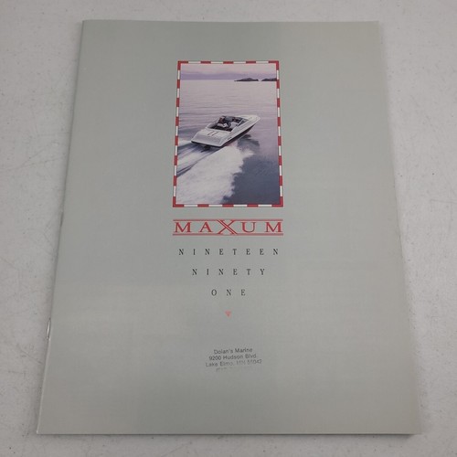 Vintage 1991 maxum - vintage, marine