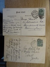 Postal history post marks - gb,