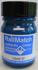 RailMatch 207 Rail Blue (Standard Colour 1966-1985) Enamel Paint New 15ml Jar