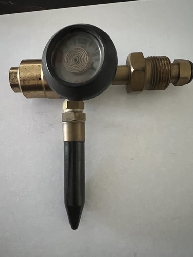 Vintage brass helium - brass, valve