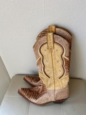 Sancho Abarco Python Boots Sz
