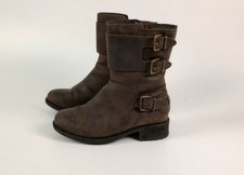 UGG Wilcox Brown Leather Biker