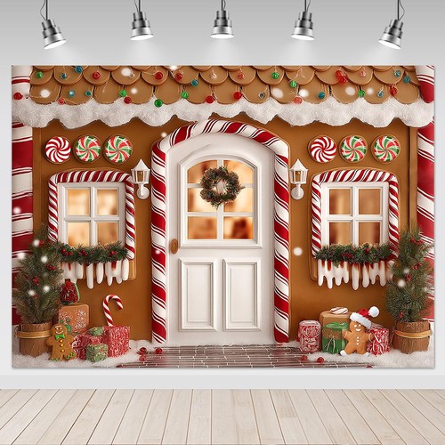 Gingerbread christmas backdrop - gingerbread,