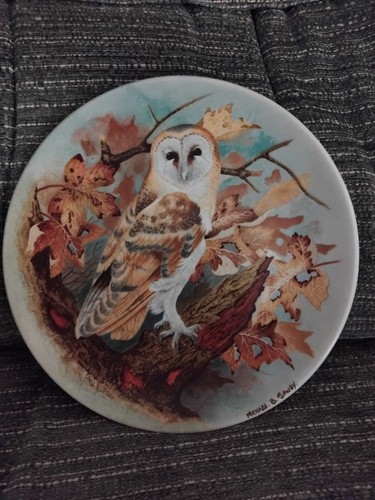 Barn owl coalport bone - bone, china
