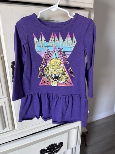 Def leppard girls peplum dress - girls,