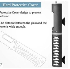 FEDOUR Adjustable Submersible Aquarium Heater-50W  Fish Tank Heater for Open Box