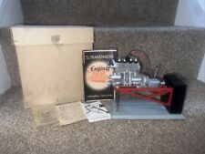 GESCHA TRASPARENT MOTOR GERMANY 50s Model Engine Boxed Very Rare