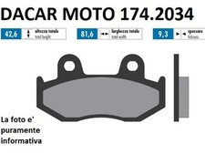 174.2034 Brake Pads Sintered Polini Honda PS 150i - SH 125 - SH 150