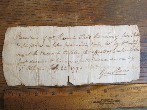 Antique ephemera 1790 - ephemera,