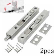 2X Stainless Steel Door Flush