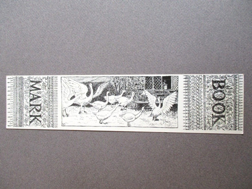 Bookmark flock geese colin - of,