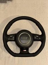 Audi flat bottom steering - audi,