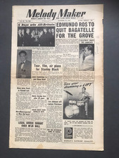 1952 Melody Maker Music Magazine Edmundo Ross Stanley Black Carnegie Hall