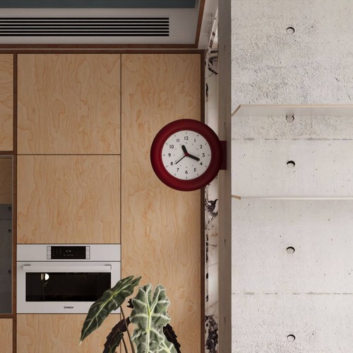Corner wall timepiece - corner,