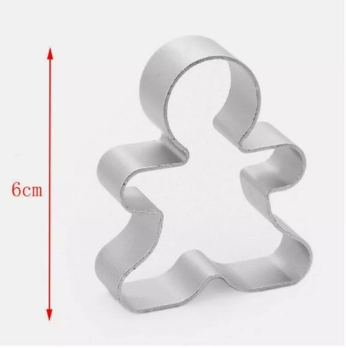 Metal 6cm gingerbread - 6cm,