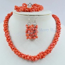 3 Rows 6mm Natural Orange