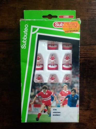 Arsenal subbuteo team jvc - arsenal,