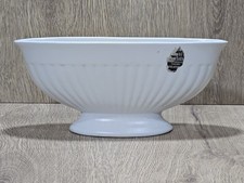 Royal Norfolk Vintage White Ceramic  Mantle Vase.  20cm Wide 9cm Tall