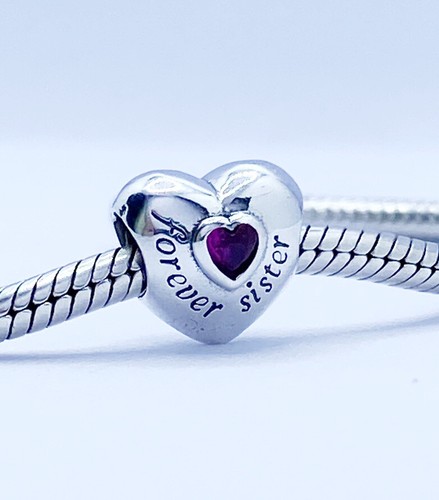 Forever sister charm bead - forever,