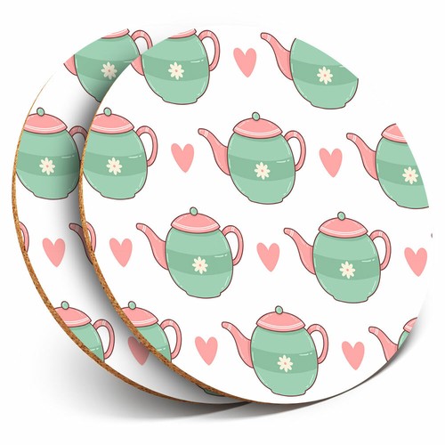 Coasters cute teapots - coasters,