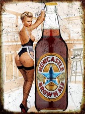 Newcastle Brown Ale Pin Up