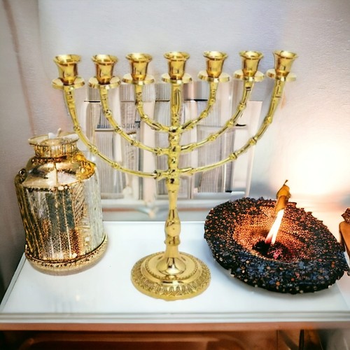 Menorah candel holder modern - menorah, 7
