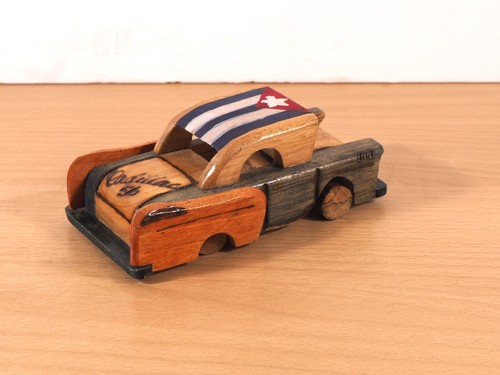 Vtg hand carved wooden - carved,