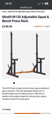 Mirafit Adjustable Rack