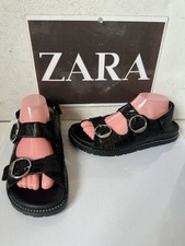 Zara Leather Sandals Size UK