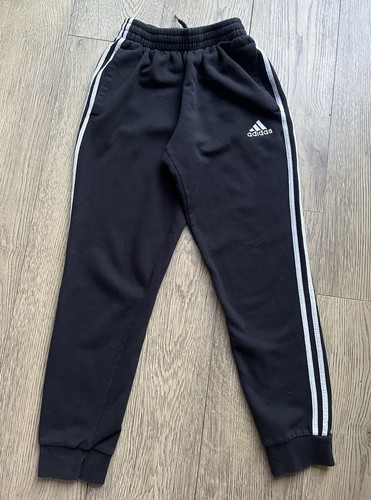 Adidas black joggers - black, with