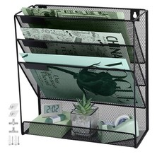 4 Tier Wall Organiser Holder