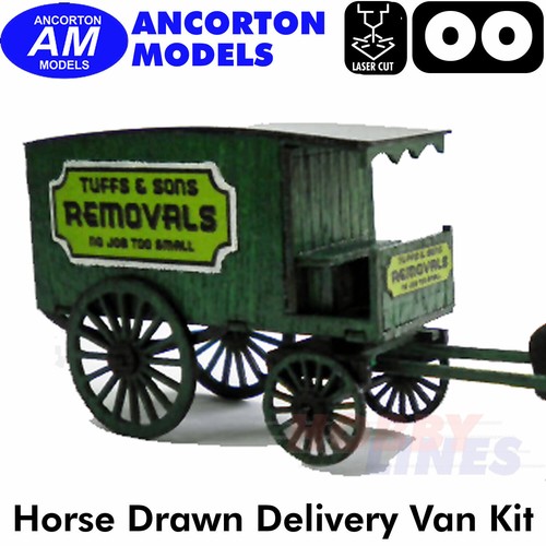 Delivery van horse drawn laser - van,