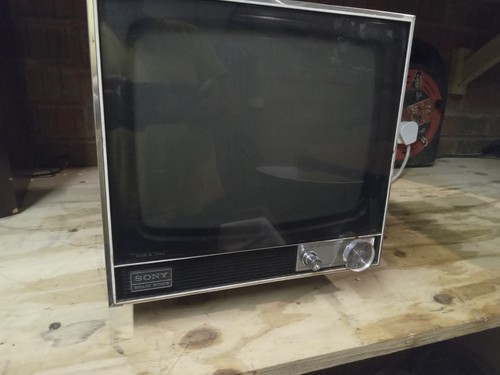 1970s sony monochrome - tv,