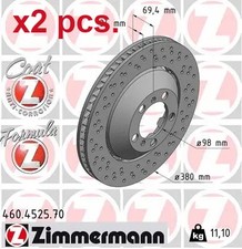 X2 PCS FRONT BRAKE DISC ROTOS