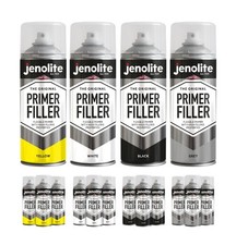 Jenolite Primer Filler Paint Flexible Smooth Surface - White/Black/Grey - 400ml