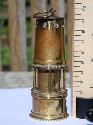 Vintage french brass miner - french,