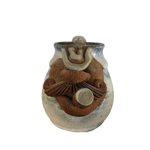 Folk art cowboy - art, face