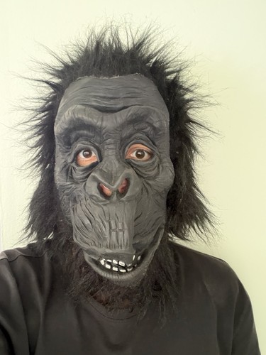 Gorilla mask halloween - mask,