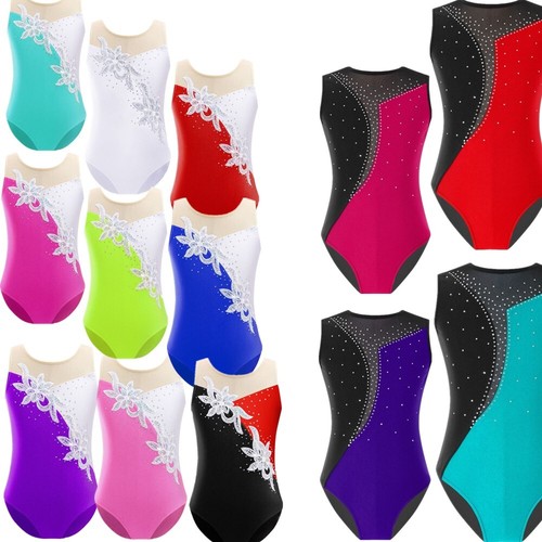 Girl gymnastics leotards - uk,