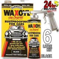 Hammerite 6litre black refill - 6litre,