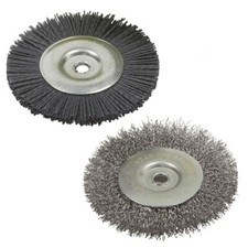 Weed Sweeper Spare Brushes For Garden Gear G0518 1 Nylon & 1 Steel Wire Brush
