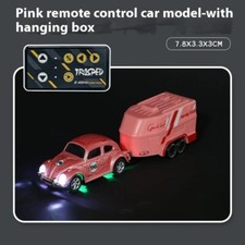 1:64 Wireless Mini Alloy Toy Car with Mobile Phone Remote Control Retro Car Gift
