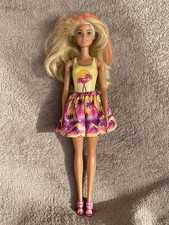 BARBIE COLOUR REVEAL DOLL WITH WIG PALM TREES SUMMER BLONDE ORANGE HIGHLIGHTS