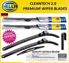 HONDA JAZZ WIPER BLADES 2008 to 2019 FRONT HELLA 26" &  14" + QUAULITY 14" REAR