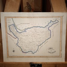Map Of Cheshire 1836 A Shirley