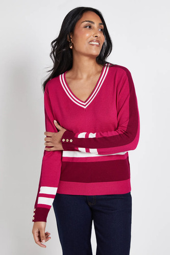 Wallis pink knitted top womens - knitted,