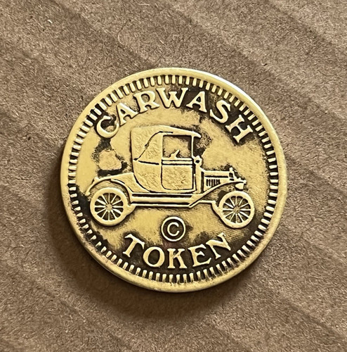 Classic model car wash token - classic, t