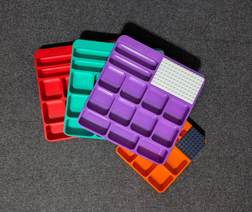 Lego brick sorting - sorting, tray