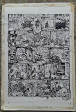 Original Paul Sample Ogri Cartoon Art Signed